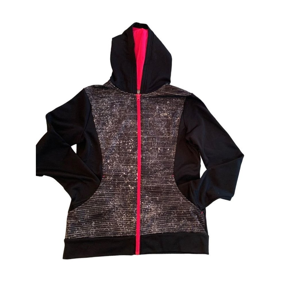 XL(14/16) C9 by Champion Girls Full Zip Fleece Lined Full Zip Hoodie Activewear